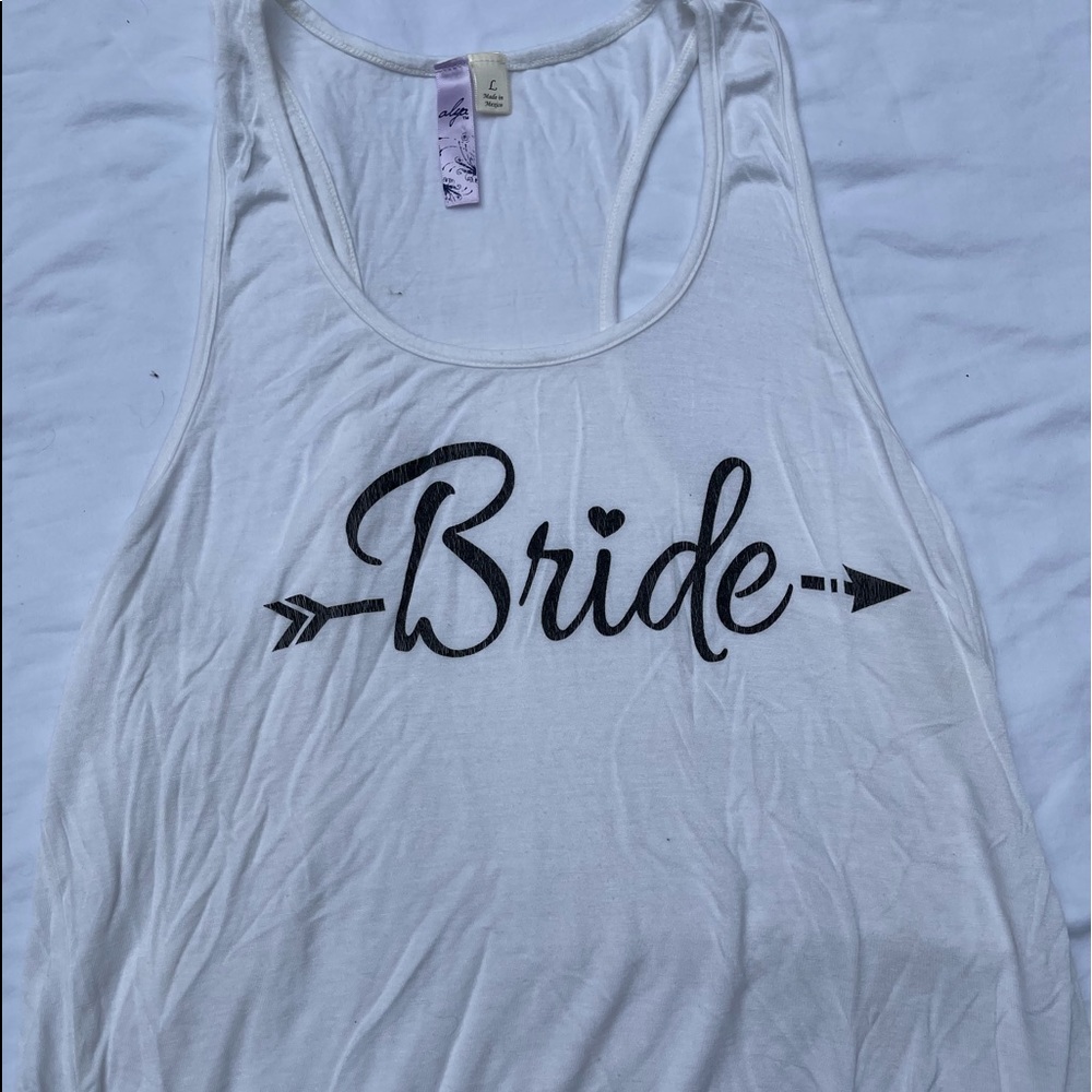 Bride tank. Alya brand tank. Super flowy & large